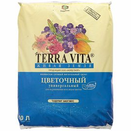 Грунт цветочный 10л "Живая земля" Норд Палп