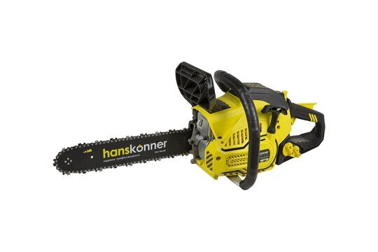 Бензопила 1,2кВт, шина 14", 53 звена, шаг цепи 3/8" HGC1214 Hanskonner