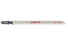 Полотна для электролобзика  по дереву, 3 шт.T301DL, 110 x 4 мм, HCS, Matrix