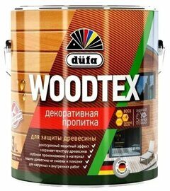 Декоративная пропитка для древесины алкидная Dufa Woodtex (сосна) 3л.