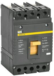 Автоматический выключатель ВА88-35 ЗР 250А 35кА IEK
