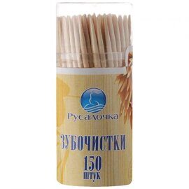 Зубочистки РУСАЛОЧКА, 150шт/уп