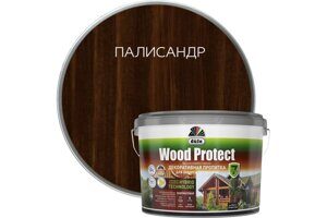 Пропитка декоративная для защиты древесины DUFA Wood Protect  Палисандр, 9л