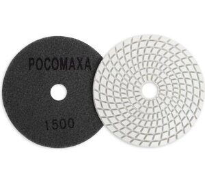 Круг шлифовальный алмазный гибкий 100 мм мокрая шлифовка зерно 1500 "РОСОМАХА"