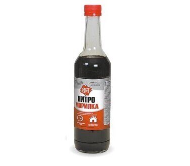Морилка неводная, нитро Орех 0,5л.ВИТ