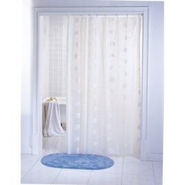 Штора для ванной с кольцами 180х180см, ПВХ,АССОРТИМ. AQUA-PRIME/Shover curtain
