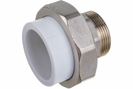 Американка ПП 50x1 1/2 Нр" (Valfex) БЕЛАЯ