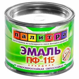 Эмаль ПФ-115 голубая 0,4 кг Палитра