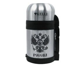 Термос нерж. с широким горлом 0,8л KL-0910 "Kelli"