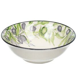 Салатник фарфор, круглый, 15 см, Оливки, МФК, MFK07997/MFK20502