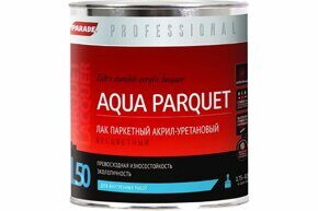 Лак PARADE Professional акрил-уретановый паркетный L50 AQUA PARQUET П/мат 0,75л