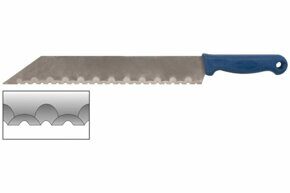 Нож для резки теплоизоляционных плит, лезвие 340х50 мм, нерж.сталь, пластиковая ручка
